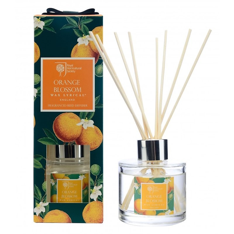 [England] fragrance Wax Lyrical RHS FG Series - Orange Blossom 100ml - น้ำหอม - แก้ว สีส้ม