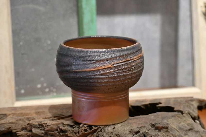 柴燒盆器 塊根盆栽 花器 盆栽 龍舌蘭 多肉植物【臻麟陶藝】 - 盆栽/植栽 - 陶 