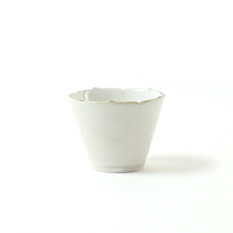白結晶釉 寬口杯 - 茶壺/茶杯/茶具 - 瓷 白色