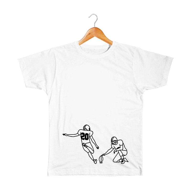 American football Kids T-shirt - Tops & T-Shirts - Cotton & Hemp White