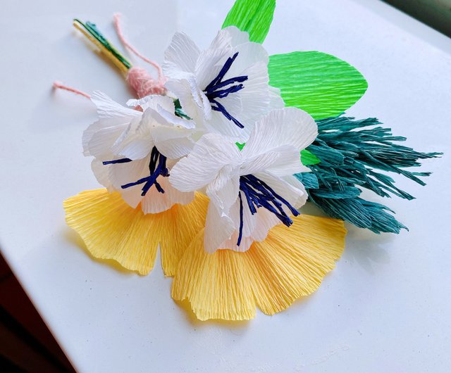 Unwilted®, Crêpe Paper Flowers, Handmade Art