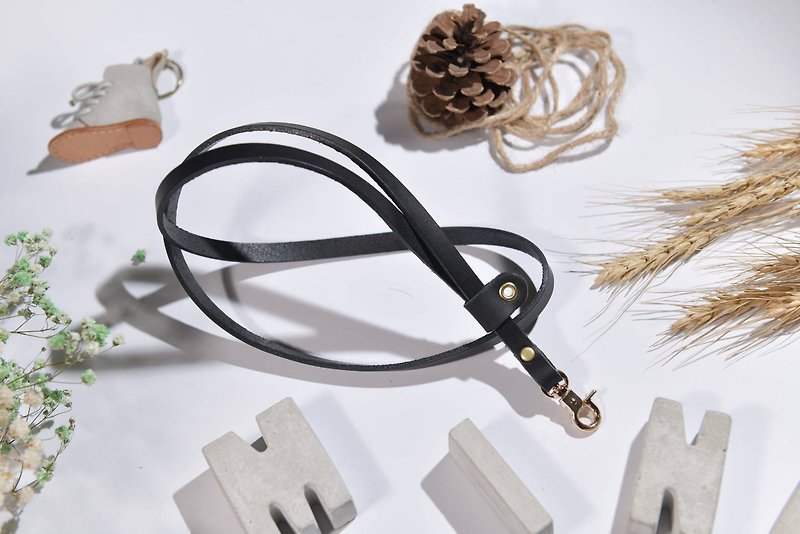 【Mini5】Leather sling/lanyard - Necklaces - Genuine Leather 
