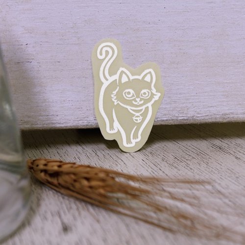 NINKYPUP NINKYPUP 反光貼紙 貓咪 2.5*4cm