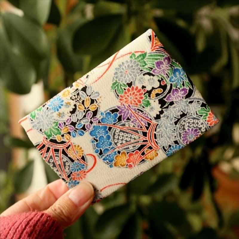Maiden's Entire Kimono Card Case - Card Holders & Cases - Silk Multicolor