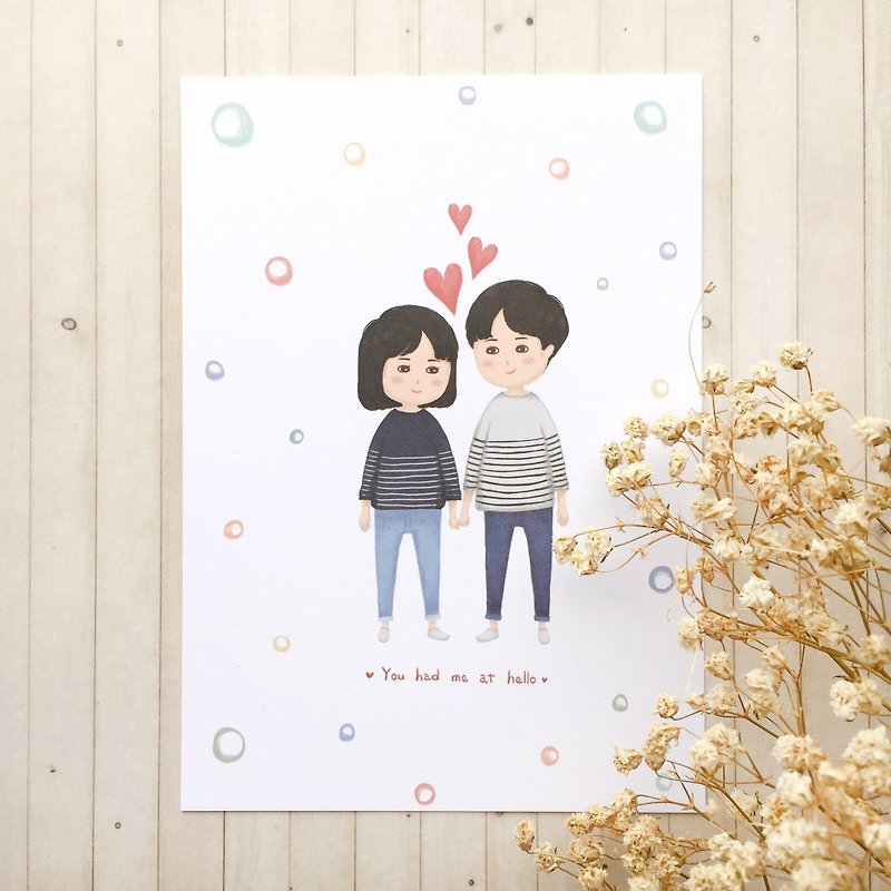 You had me at hello | - Cards & Postcards - Paper Multicolor