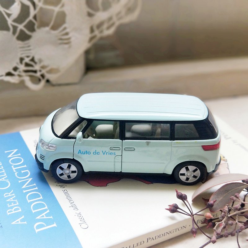【好日戀物】德國帶回古件2001 VOLKSWAGEN MICROBUS玩具車 - 擺飾/家飾品 - 其他金屬 藍色