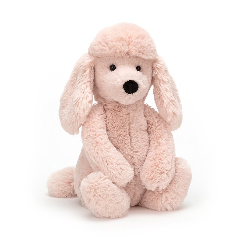 Jellycat Bashful Poodle 粉紅貴賓狗 31cm - 公仔模型 - 聚酯纖維 粉紅色