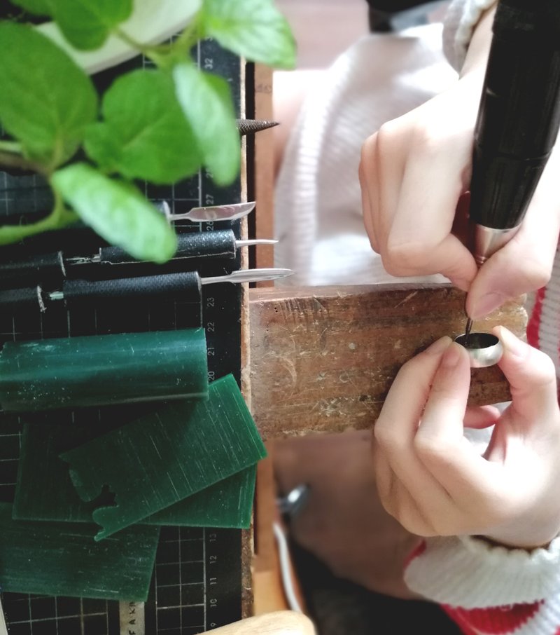 蠟雕 X 金工 │ 5小時完成自由度高專屬於您的銀飾 - 金工/飾品 - 銀 