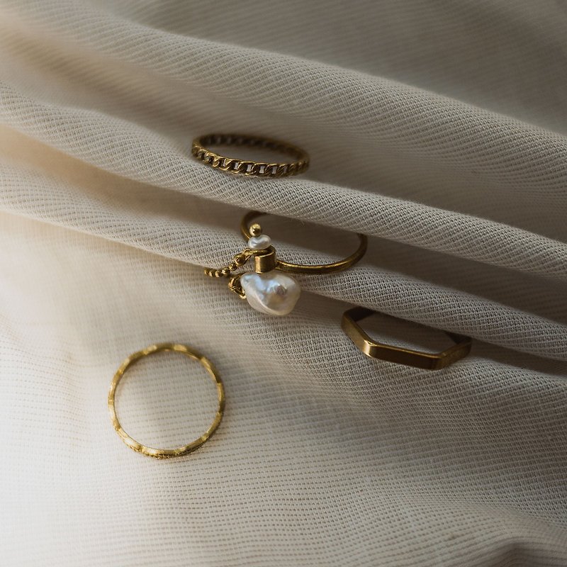 Twilight Collection - SELECT VI * Bronze Ring - แหวนทั่วไป - ทองแดงทองเหลือง สีทอง