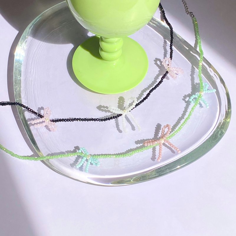 Necklace Triple B - 項鍊 - 水晶 多色