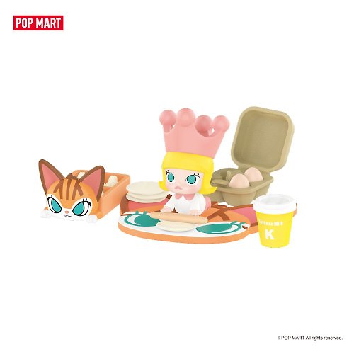 POP MART 泡泡瑪特 Molly茉莉女孩 料理系列公仔盒玩(8入盒裝)