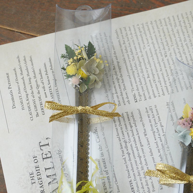 [Stationery Healing Items] Retro Flower Bookmark - ที่คั่นหนังสือ - พืช/ดอกไม้ 
