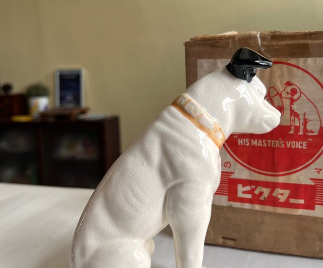 ジャパニーズニッパー 勝利犬 陶器置物 - ショップ everdayvintage