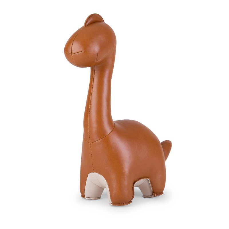 Zuny - Brontosaurus Rano - Paperweight / Bookend - Items for Display - Faux Leather Multicolor