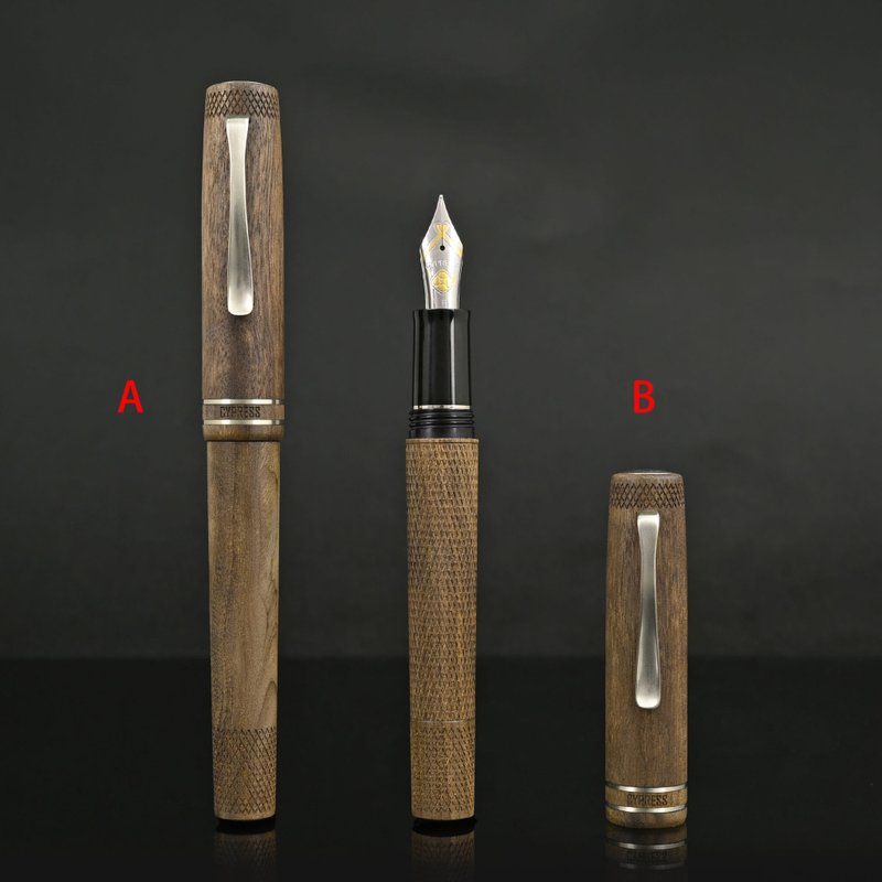 CYPRESS 【點木成金-金絲楠木】原木鋼筆 質感文具 - 鋼筆 - 木頭 卡其色
