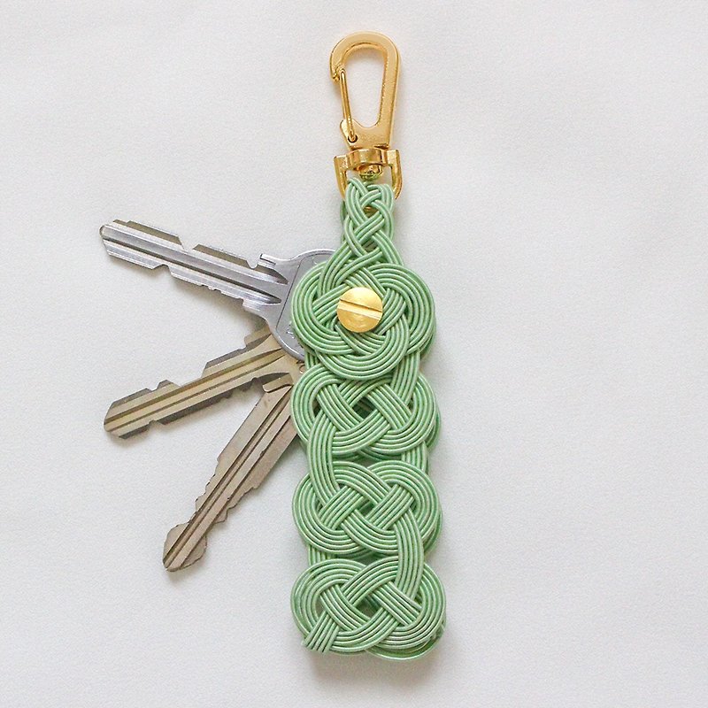 水引キーケース ミントグリーン - 鑰匙圈/鑰匙包 - 紙 綠色