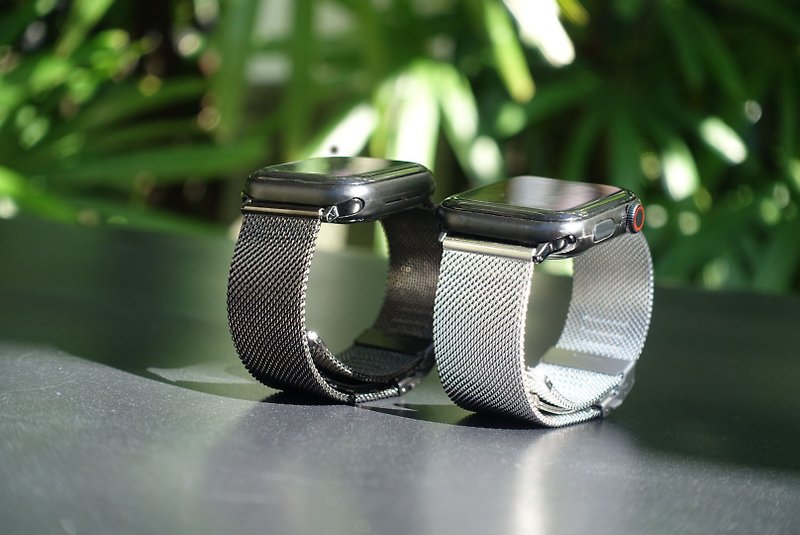 Metal Apple Watch 9 Milan Strap/Quick Fit/Tool-free Adjustment of Hand Circumference/Second Generation Milan - สายนาฬิกา - สแตนเลส หลากหลายสี