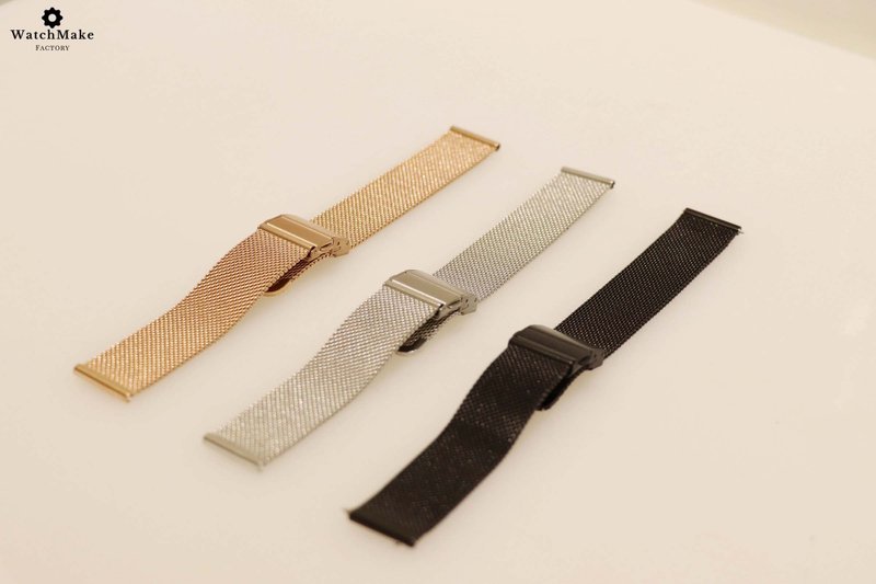 快拆式金屬米蘭錶帶—Apple Watch適用 - 錶帶 - 不鏽鋼 多色
