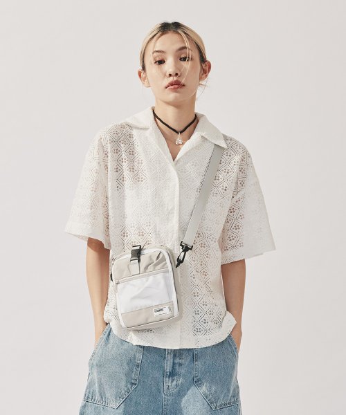 plain-me 搭配美好的一天 品牌服裝第一站 PM旅行小包 北極灰色