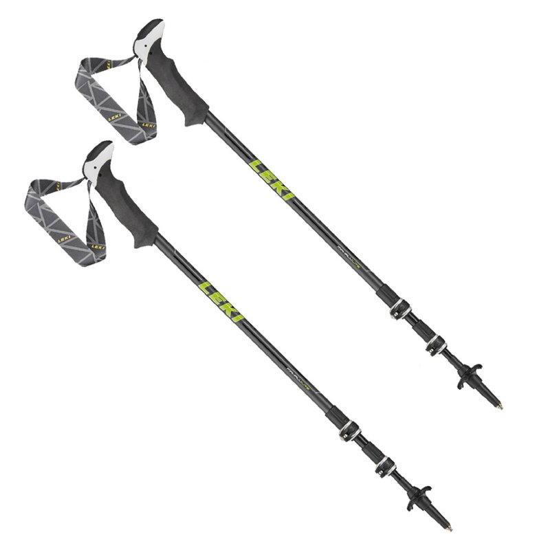 【LEKI】Makalu lite foam grip aluminum alloy double quick buckle trekking pole - ชุดเดินป่า - อลูมิเนียมอัลลอยด์ สีเทา