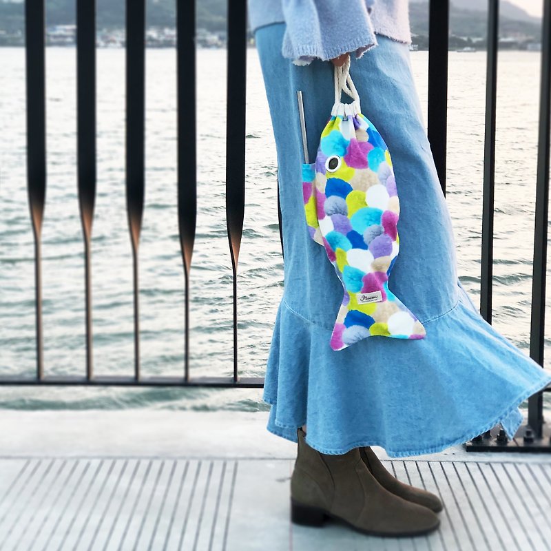 Eco-friendly reusable cloth bag - Handbags & Totes - Cotton & Hemp Multicolor