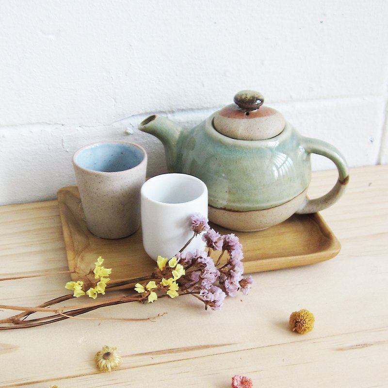 Handmade Potteries Tea Sets Selected by Tan / SET60 - เซรามิก - ดินเผา สีเขียว