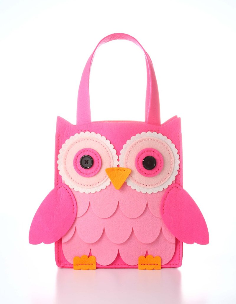 Fairy Land [Material Package] Owl Tote Bag- Peach - Other - Other Materials 