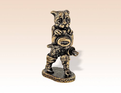 BronzeHeaven Puss in Boots Miniature Bronze Figurine sculpture art handmade metal statue cat