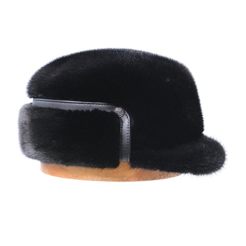 メンズファーハット 冬用 リアルファーハット 暖かいロシア産ファー