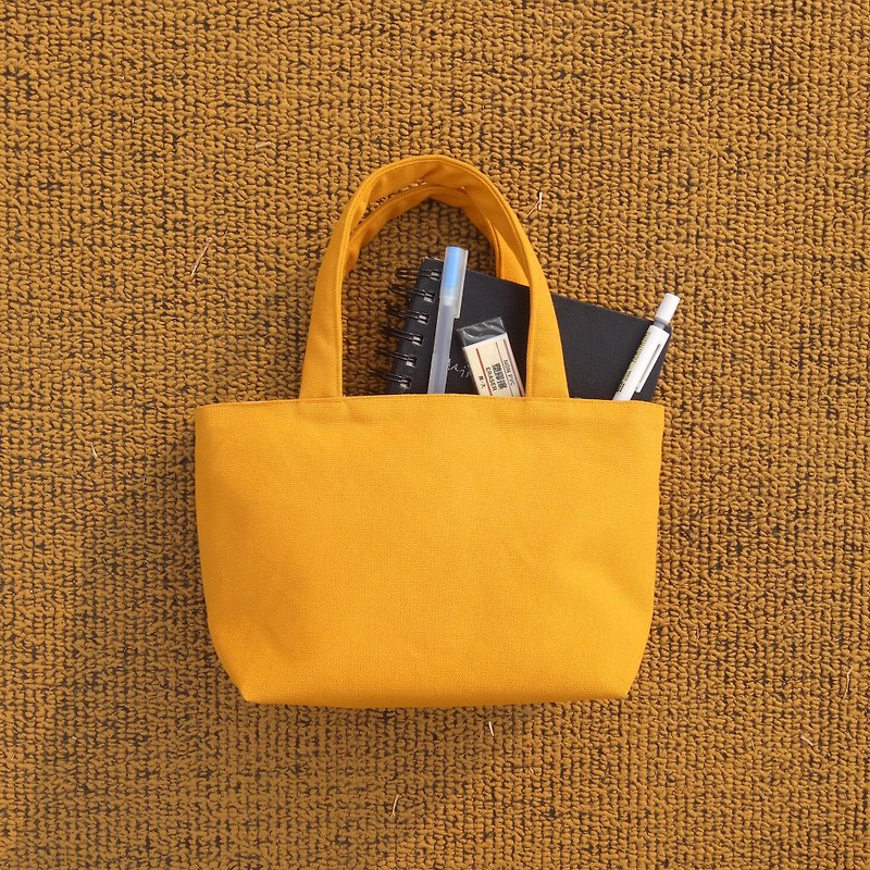 FREESIA tote bag - กระเป๋าถือ - วัสดุอื่นๆ สีเหลือง