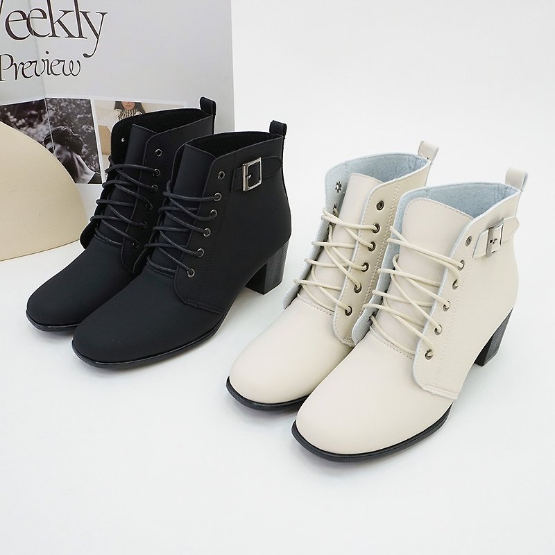 Women's Shoes Boots MIT Large Size Simple Plain Strap Short Boots TG3897 - Women's Booties - Other Materials 
