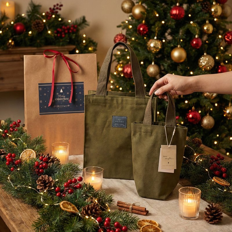 【大人気セット】クリスマスプレゼント プレゼント交換 クリスマスプレゼントセット 実用的なプレゼント 500円プレゼント交換 - トートバッグ・ハンドバッグ - その他の素材 