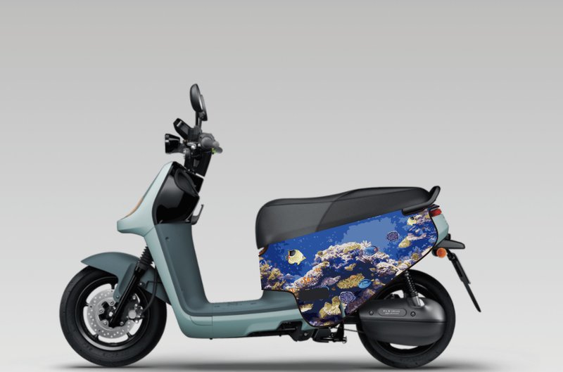 BLR gogoro 防刮車套 iD149 海底世界 - 其他 - 聚酯纖維 藍色