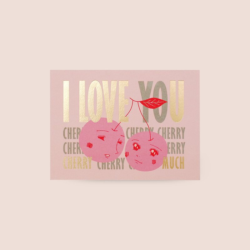 Jinyu Wedding Invitation Valentine's Card/Thank you Card Two into a set - Cards & Postcards - Paper Pink