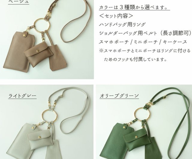 オリーブグリーン レザー ショルダーバッグ レザー オリーブグリーン ショルダーバッグ