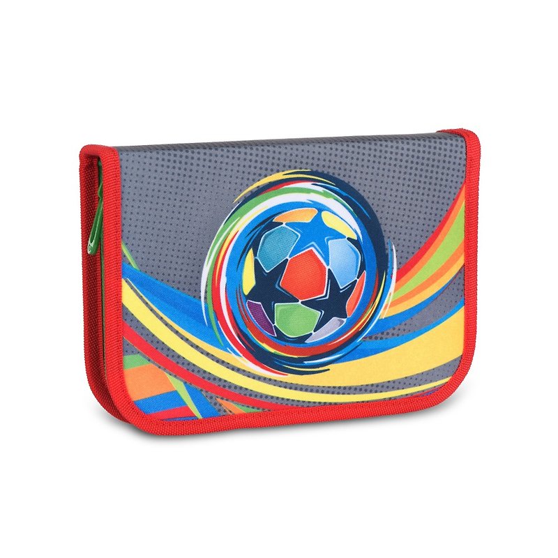 Tiger Family Aristocratic Multifunctional Creative Stationery Bag - Colorful Football - กล่องดินสอ/ถุงดินสอ - วัสดุกันนำ้ หลากหลายสี