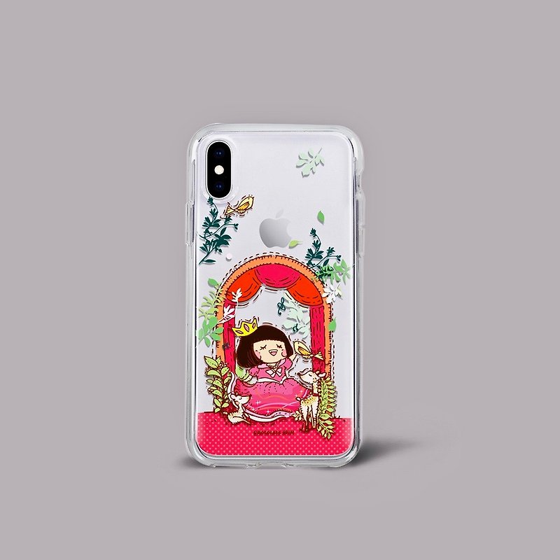 iPhone Xs Chocolate Rain Design, Double-layer printed phone case - Phone Cases - Plastic Transparent