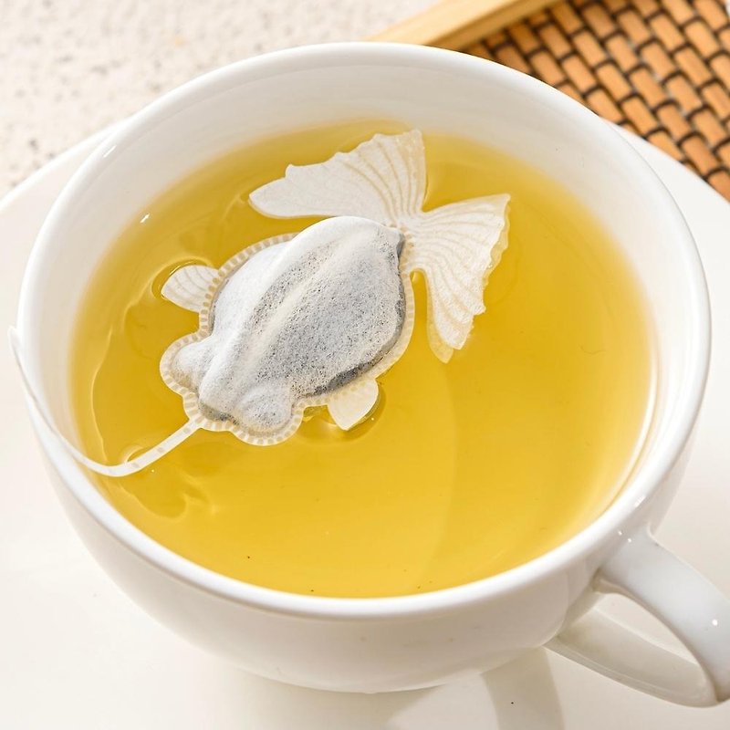 Mango Bergamot Green Tea – butterfly goldfish tea bag (10pcs) - ชา - พืช/ดอกไม้ 