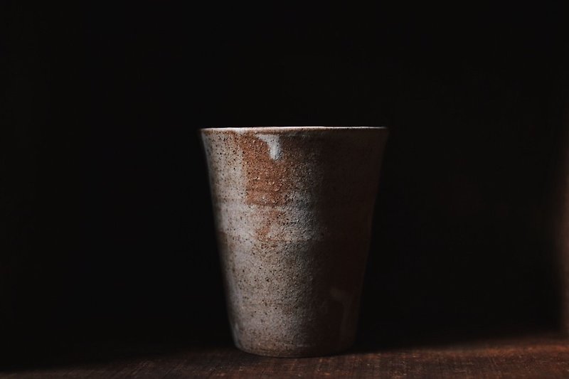 Zhang Zhongyu High Water Cup - Cups - Pottery Gray