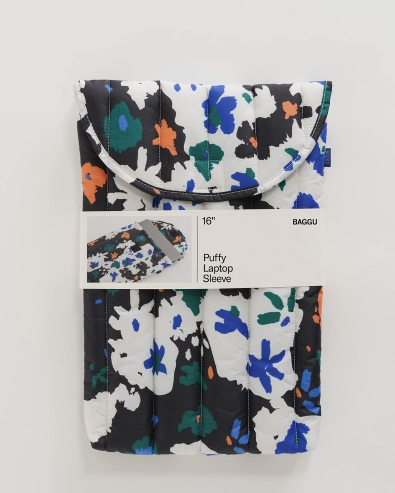 BAGGU Computer Case 16"Lithographic Flowers Shop BAGGU Laptop Bags