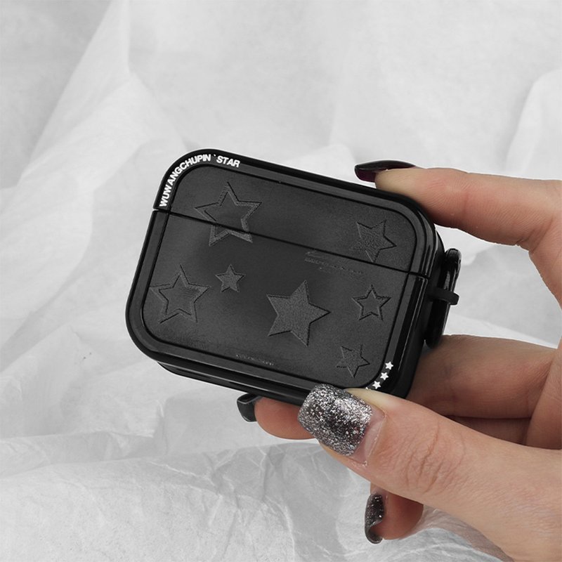 Dark Gradient Star AirPods 1/2/3/Pro Second Generation Case - ที่เก็บหูฟัง - พลาสติก 