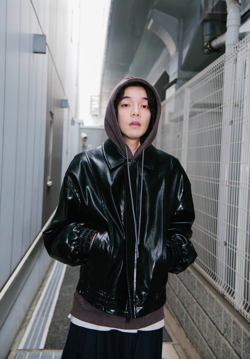 ジャケット・アウター 00s japanese label leather hoodie jacket 00s japanese label leather jacket hoodie | eBay
