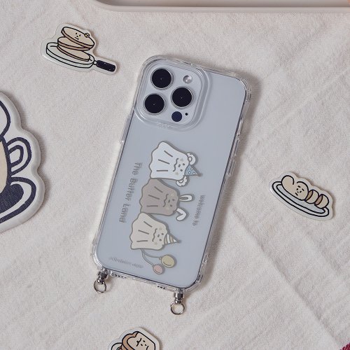 TOYSELECT The Butters奶油樂園抗黃防摔MagSafe iPhone繩掛手機殼