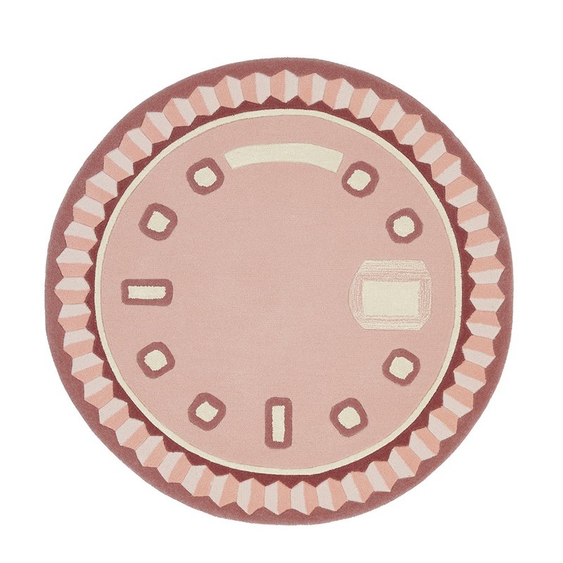 lost_crown_pink 一勞永逸手工槍刺潮流地毯掛毯客廳臥室毯 - 地墊/地毯 - 聚酯纖維 粉紅色