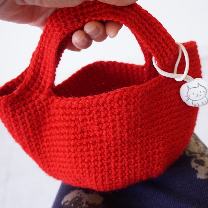 Ba-ba handmade Crochet bag  No.CSB46 - 手提包/手提袋 - 其他材質 