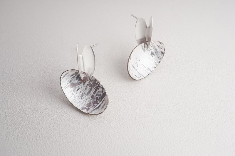 【Moonside】Silver Earrings - Earrings & Clip-ons - Sterling Silver 