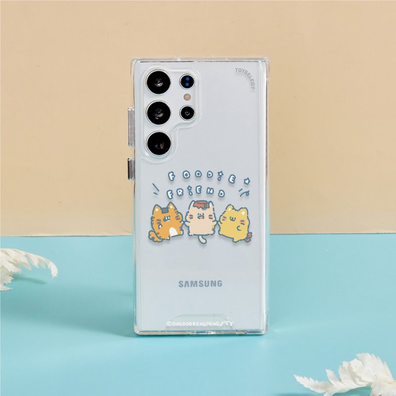 狗狗的小跳步貓咪好朋友防摔透明SAMSUNG手機殼 - 手機殼/手機套 - 塑膠 多色