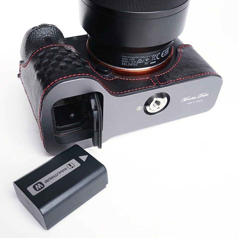 Martin Duke Camera Body Case For Sony A7II/A7RII Black - กล้อง - หนังแท้ สีดำ