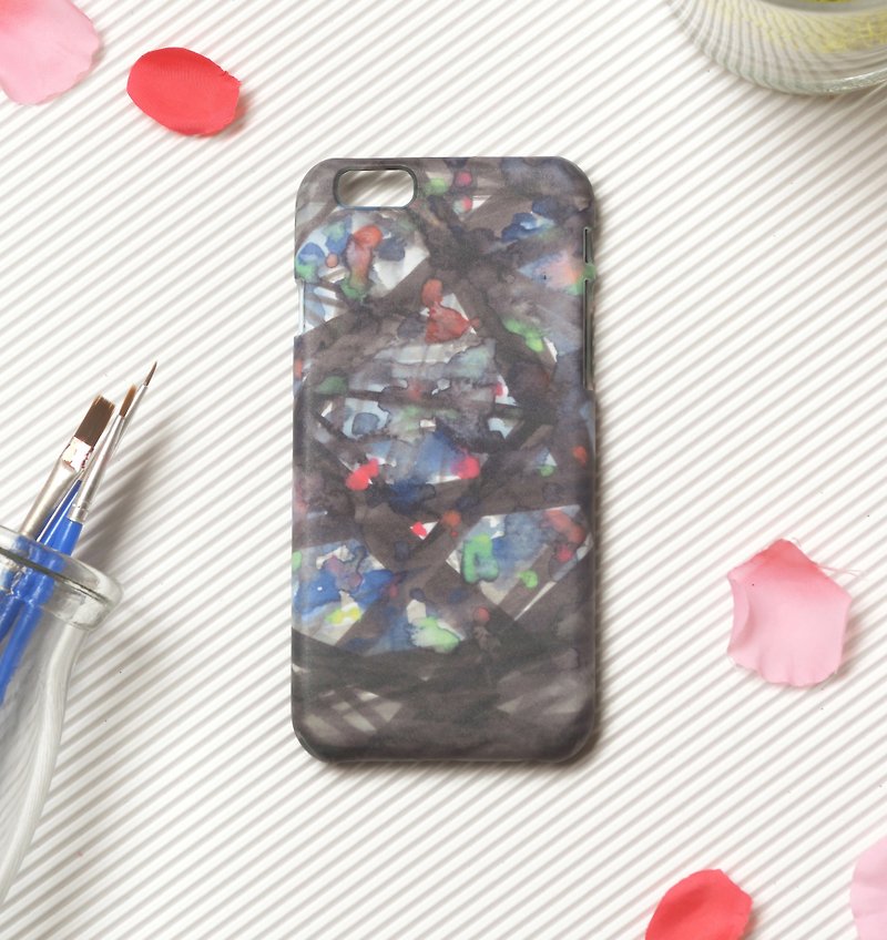 Dark color gap-iPhone6splus original phone case/protective case/limited time offer/commodity clearance - เคส/ซองมือถือ - พลาสติก สีดำ