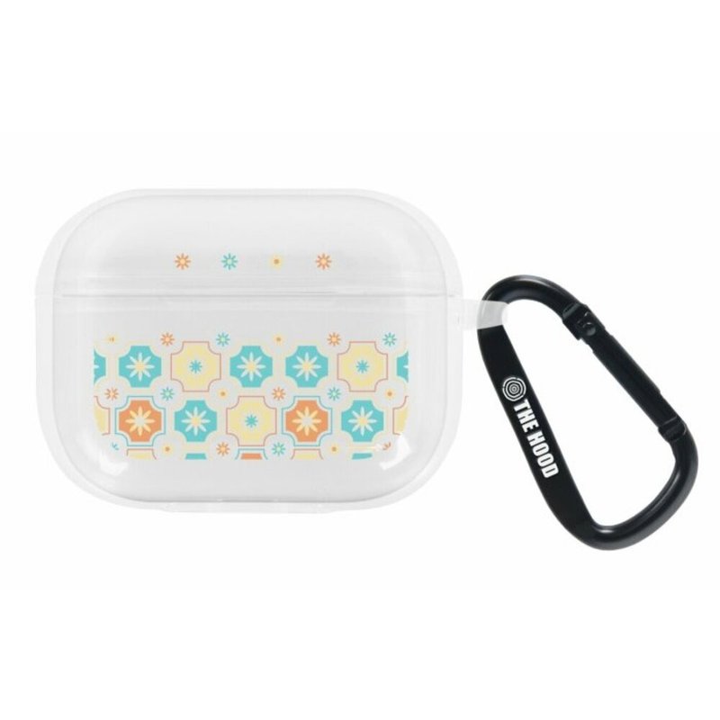 【預購】印花樂 AirPods耳機保護殼(附扣環)/老磁磚2號/玻璃彈珠 - AirPods/耳機保護套 - 其他材質 透明